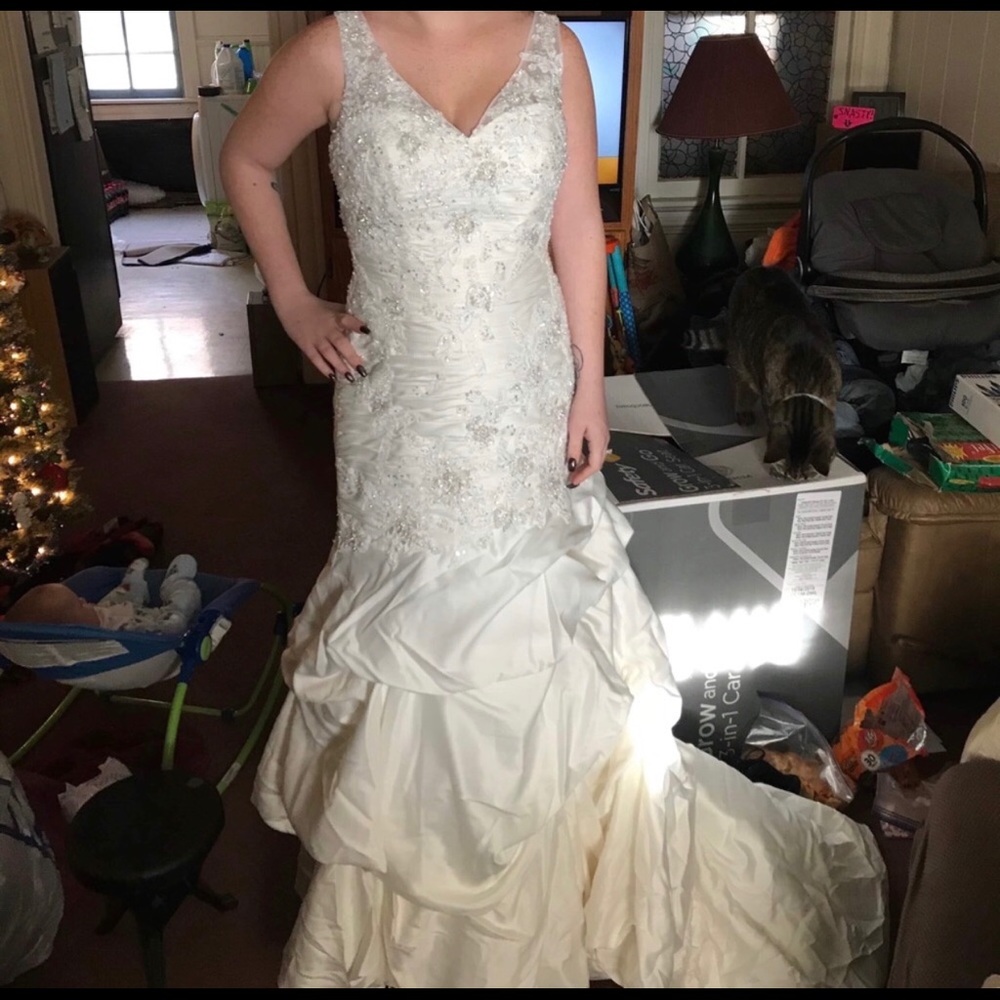 David’s bridal wedding/prom dress